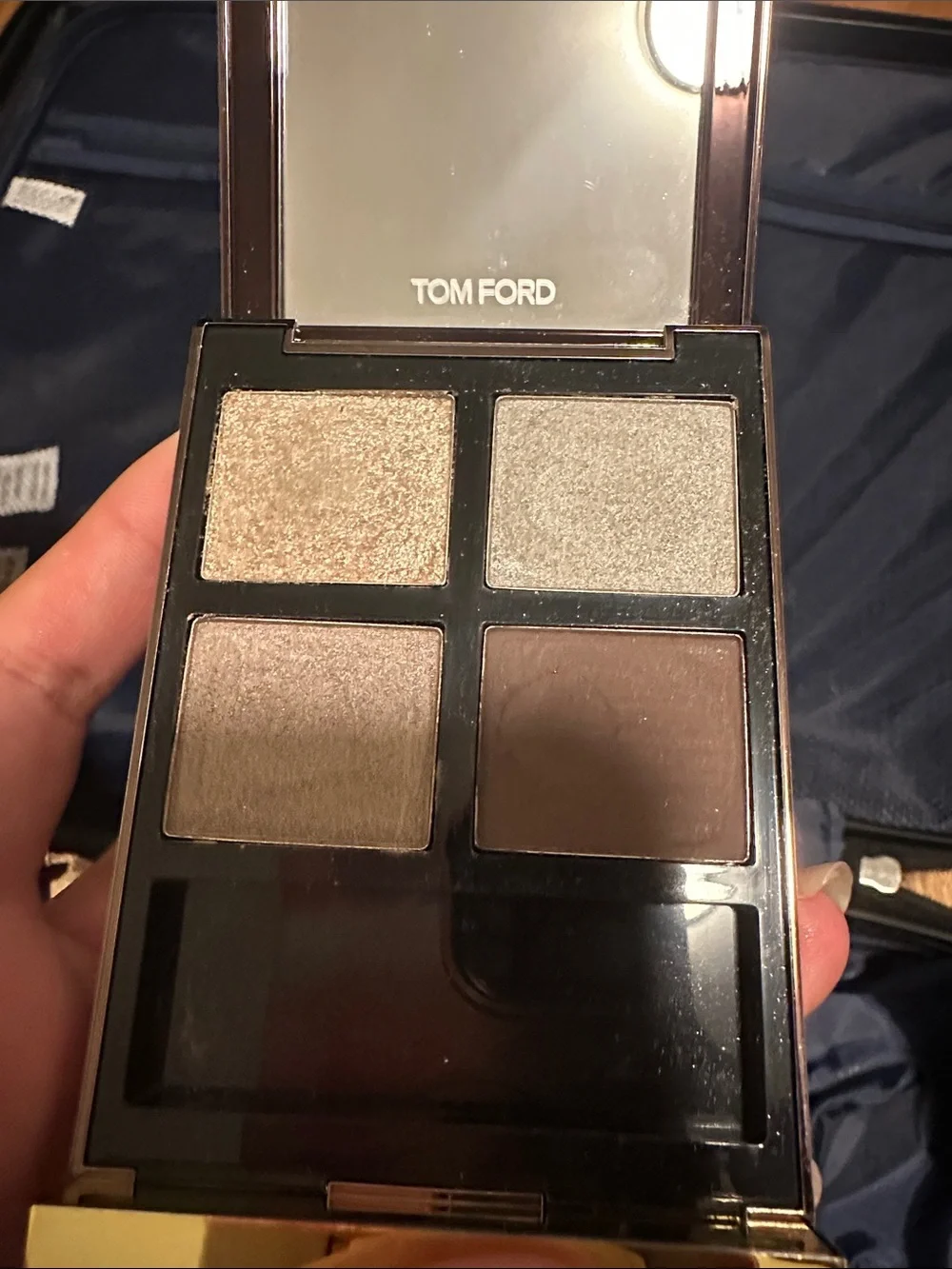 Tom Ford Eyeshadow Quad — 05 Silvered Topaz and Taupe Neutrals